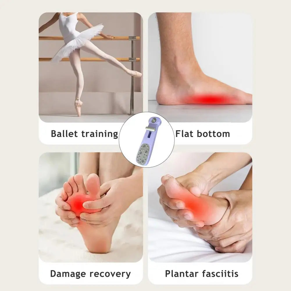 Foot Arch Trainer Strengthening Foot and Arch Muscles 2-In-1 Arch Stretcher with Massager Portable Foot Support Equipment
