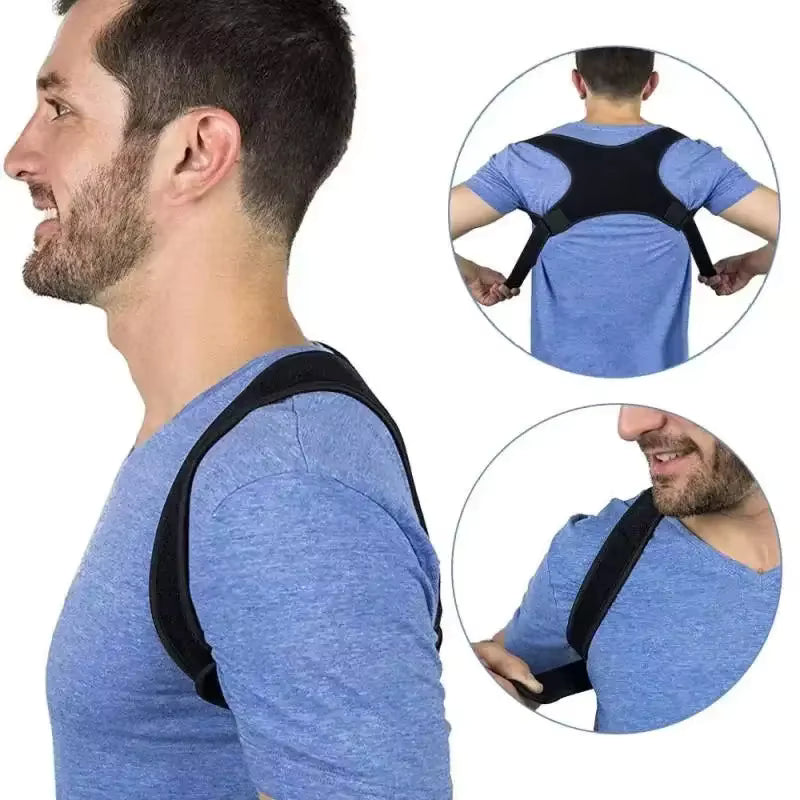 Posture Corrector Adjustable Upper Back & Shoulder Support