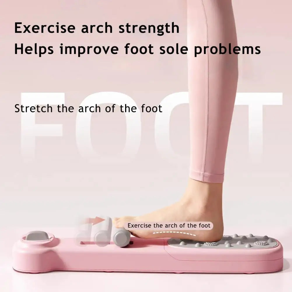 Foot Arch Trainer Strengthening Foot and Arch Muscles 2-In-1 Arch Stretcher with Massager Portable Foot Support Equipment