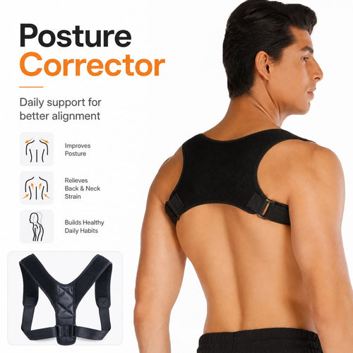 Posture Corrector Adjustable Upper Back & Shoulder Support
