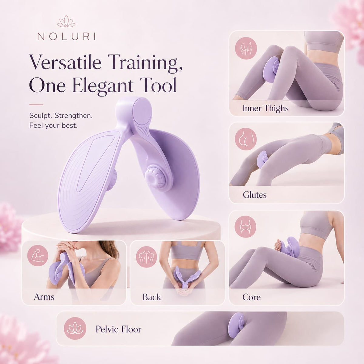 NOLURI FEMCORE™  Pelvic Floor & Inner Thigh Trainer