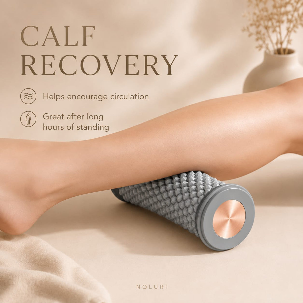 NOLURI™ SoleFlow™ | Foot & Calf Massage Roller