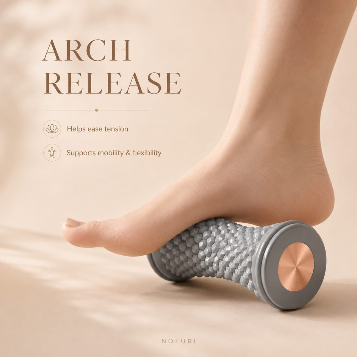 NOLURI™ SoleFlow™ | Foot & Calf Massage Roller