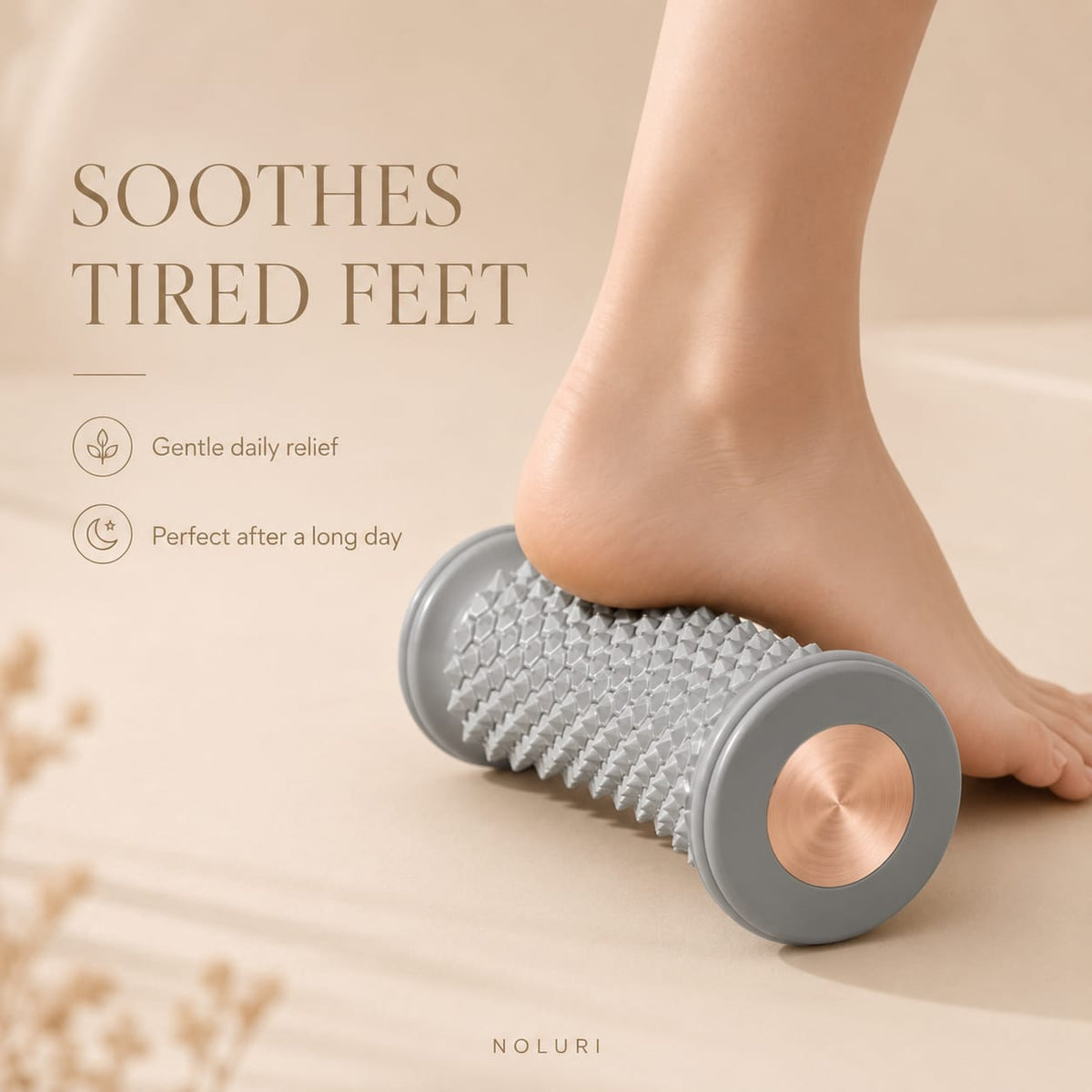 NOLURI™ SoleFlow™ | Foot & Calf Massage Roller