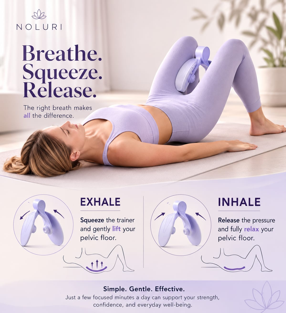 NOLURI FEMCORE™  Pelvic Floor & Inner Thigh Trainer